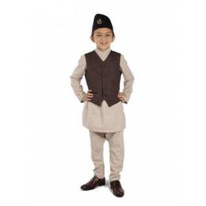 Daura, Suruwal, waistcoat and Topi for Kids