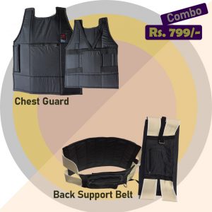 Combo Product Chest Guard And Back Supportive Belt High Quality